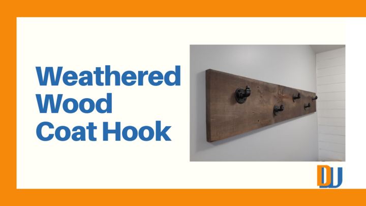 Weathered Wood Coat Hook